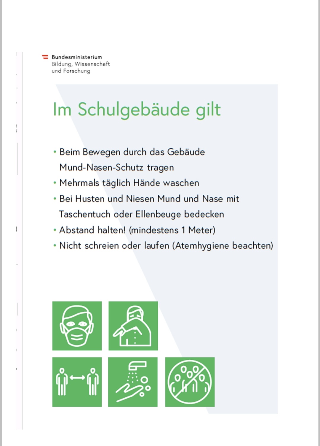 Hygienemaßnahmen